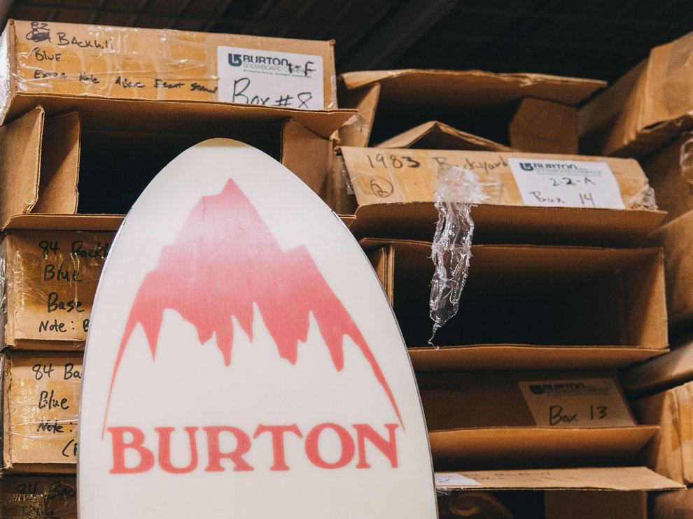 Iconic Burton Snowboards