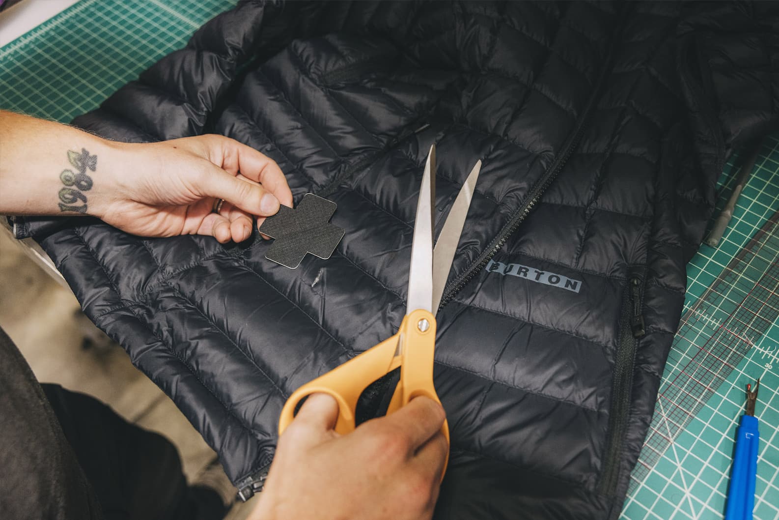 DIY: How to Patch a Down Jacket at Home | Burton Snowboards