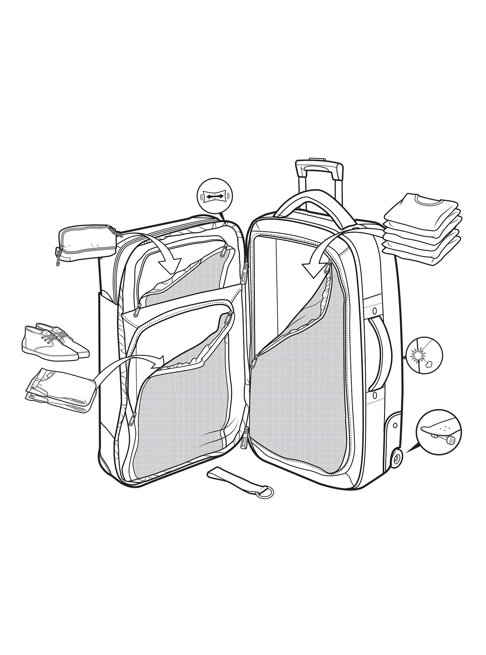 Burton Wheelie Sub 116L Travel Bag | Burton.com Spring 2020 US