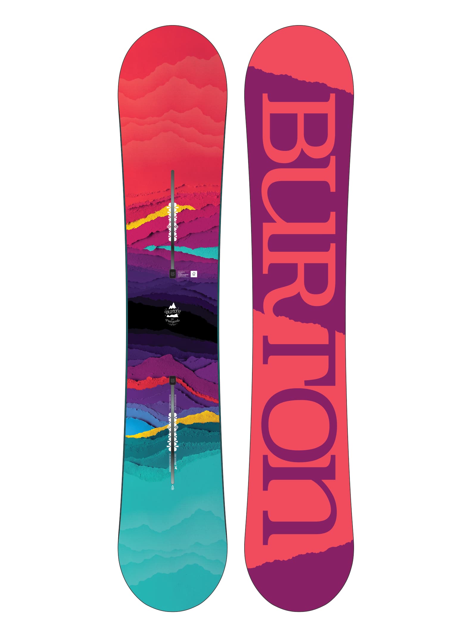 Women's Burton Feelgood Flying V Snowboard | Burton Snowboards Winter 2018  US