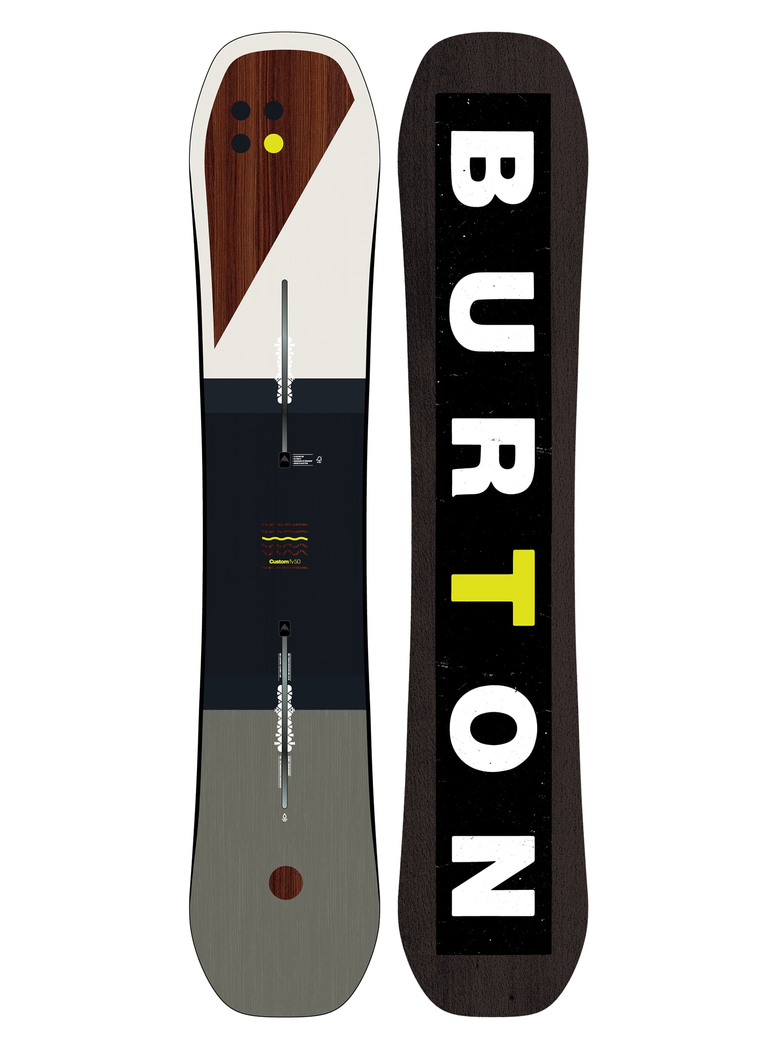 T Oppositie vooroordeel Burton / Men's Custom Flying V Snowboard