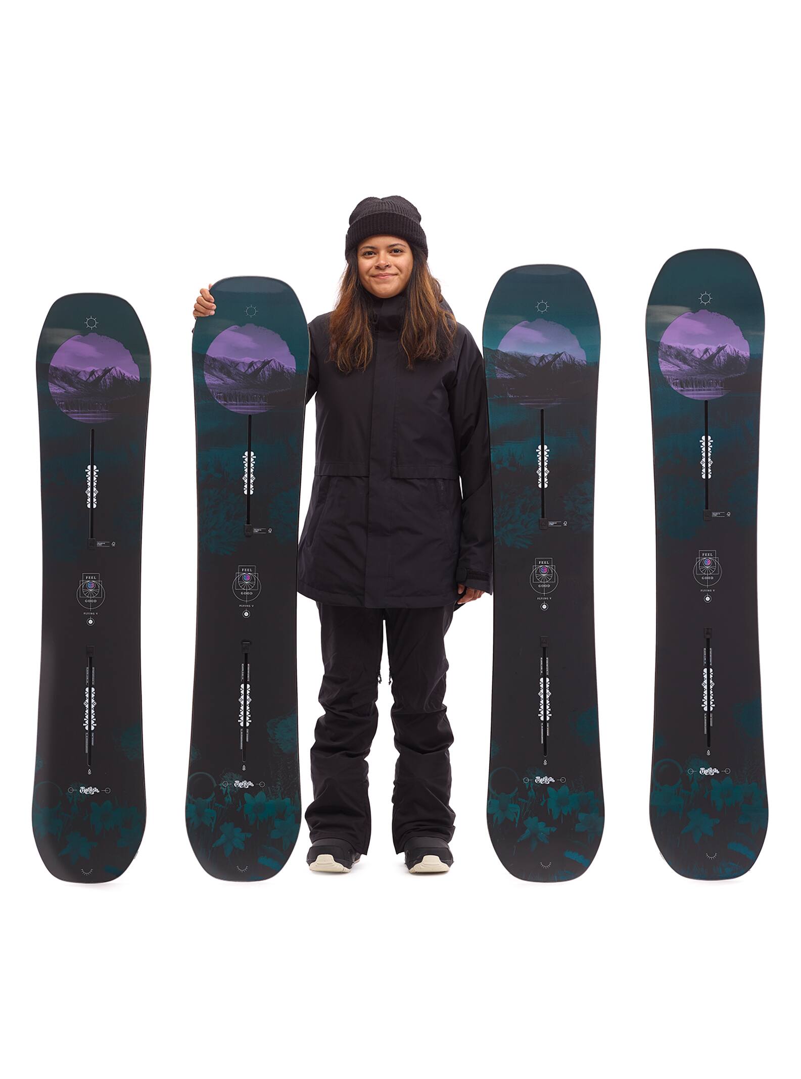 Women's Burton Feelgood Flying V Snowboard | Burton.com Winter 2019 US