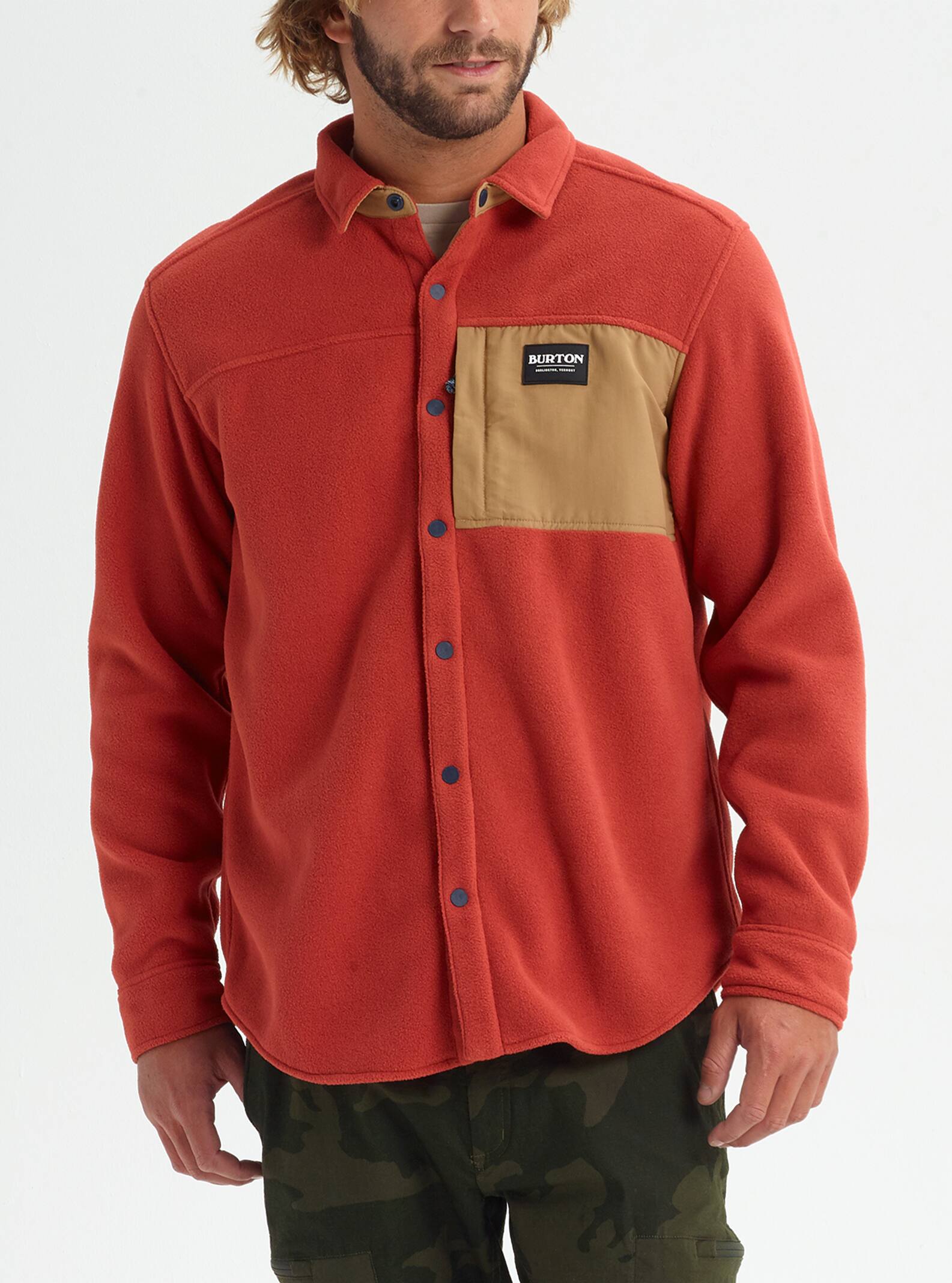 Men's Burton Spillway Fleece Shirt | Burton.com Winter 2020 US