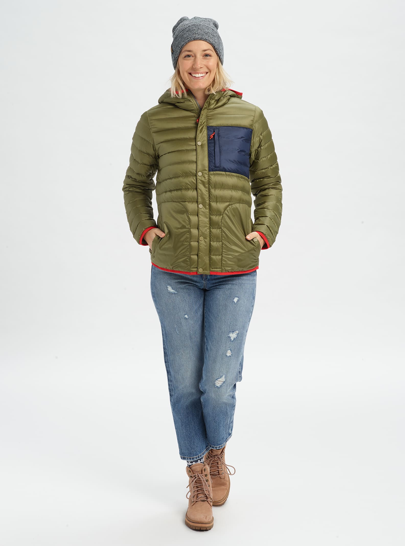 Women's Burton Evergreen Down Hooded Jacket | Burton.com Winter 2020 US