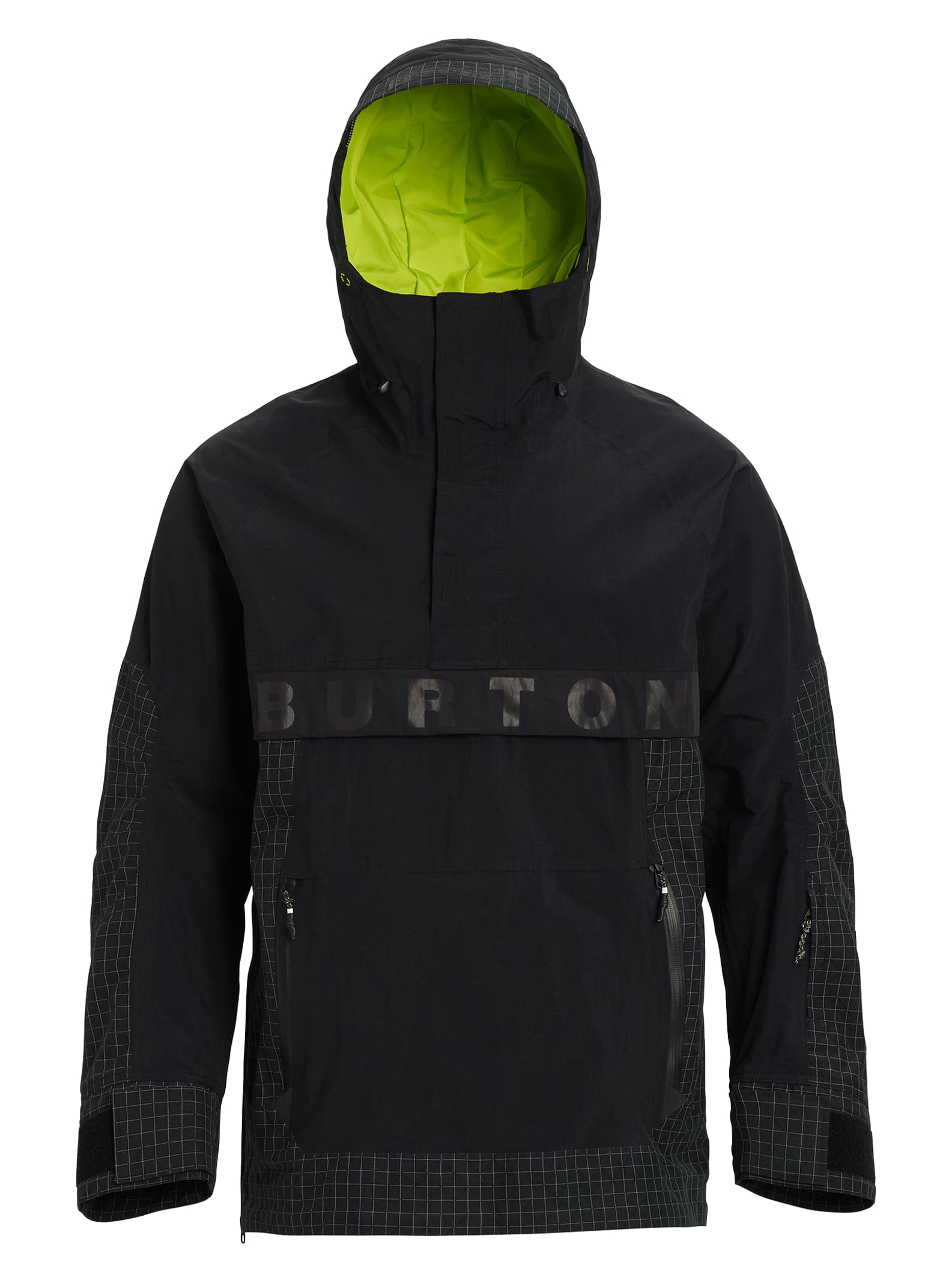 Burton Men's Frostner Anorak, True Black / True Black Ripstop, XXL van  Burton Snowboards UK