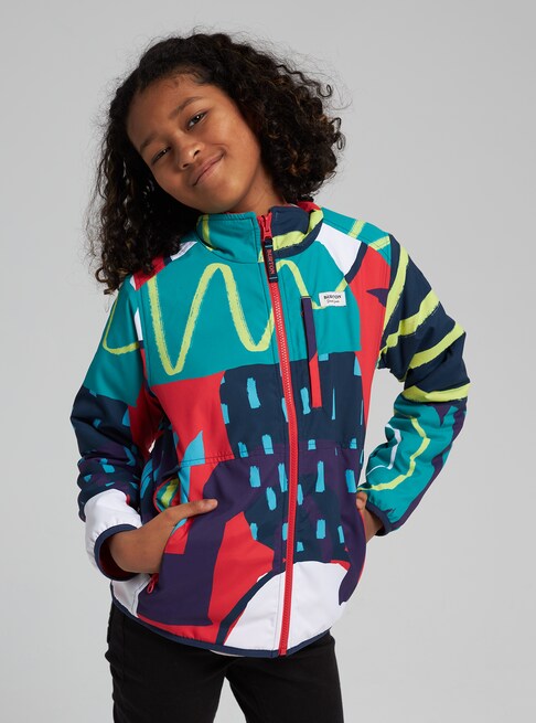Kids' Burton Snooktwo Reversible Fleece Jacket | Burton.com Winter 2021 US