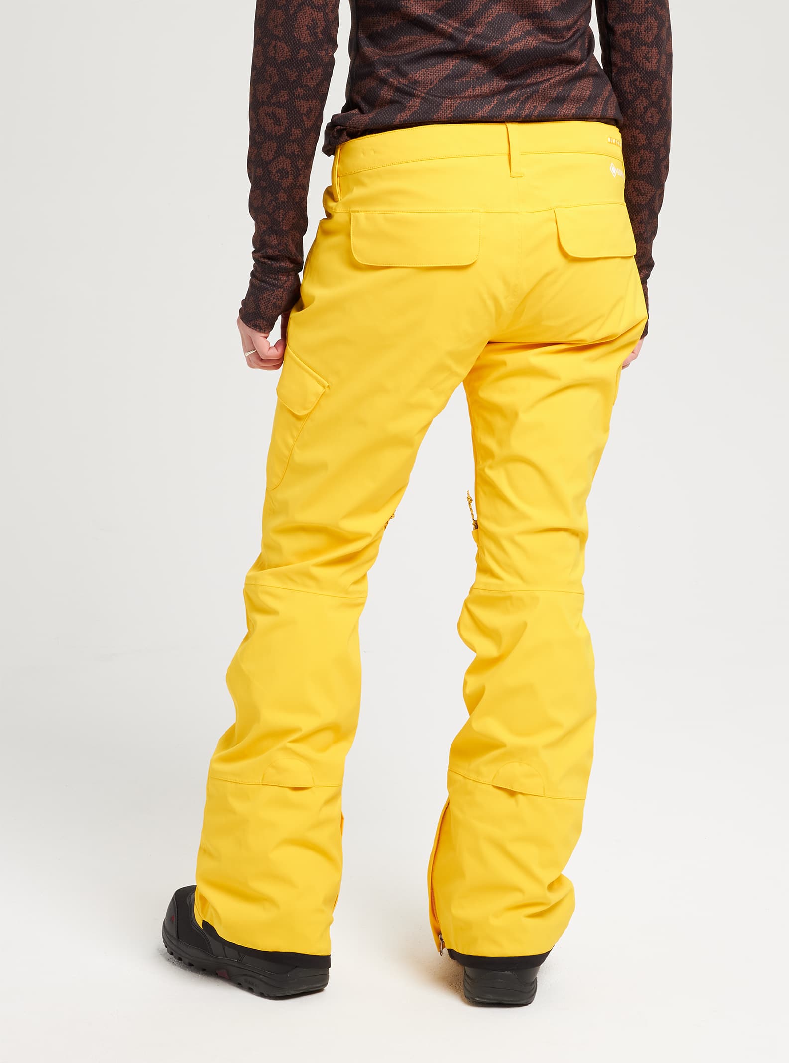 womens yellow snowboard pants