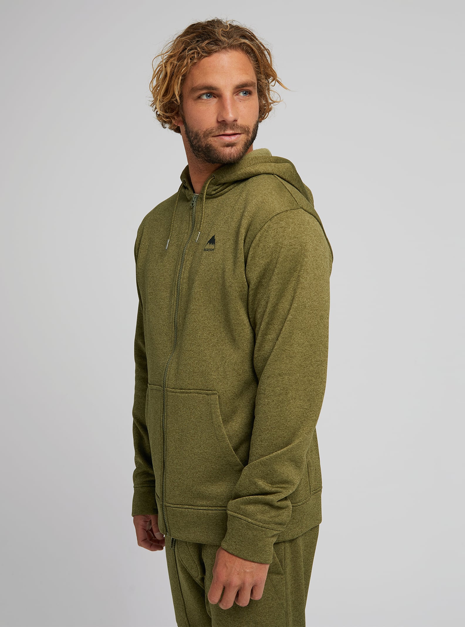 Men's Oak Full-Zip Hoodie Sweatshirt | Burton.com Winter 2023 US