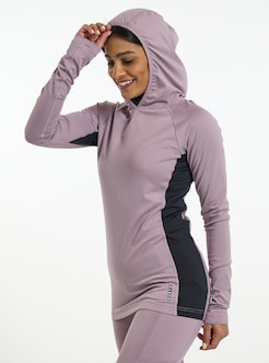 Women s Burton Midweight X Base Layer Long Neck Hoodie Burton