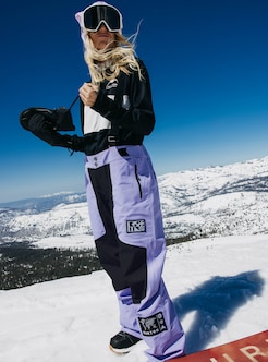 Women's Snow Pants Waterproof Insulated,Ski Pants with Detachable  Suspenders for Skiing,Snowboarding,Snowmobiling