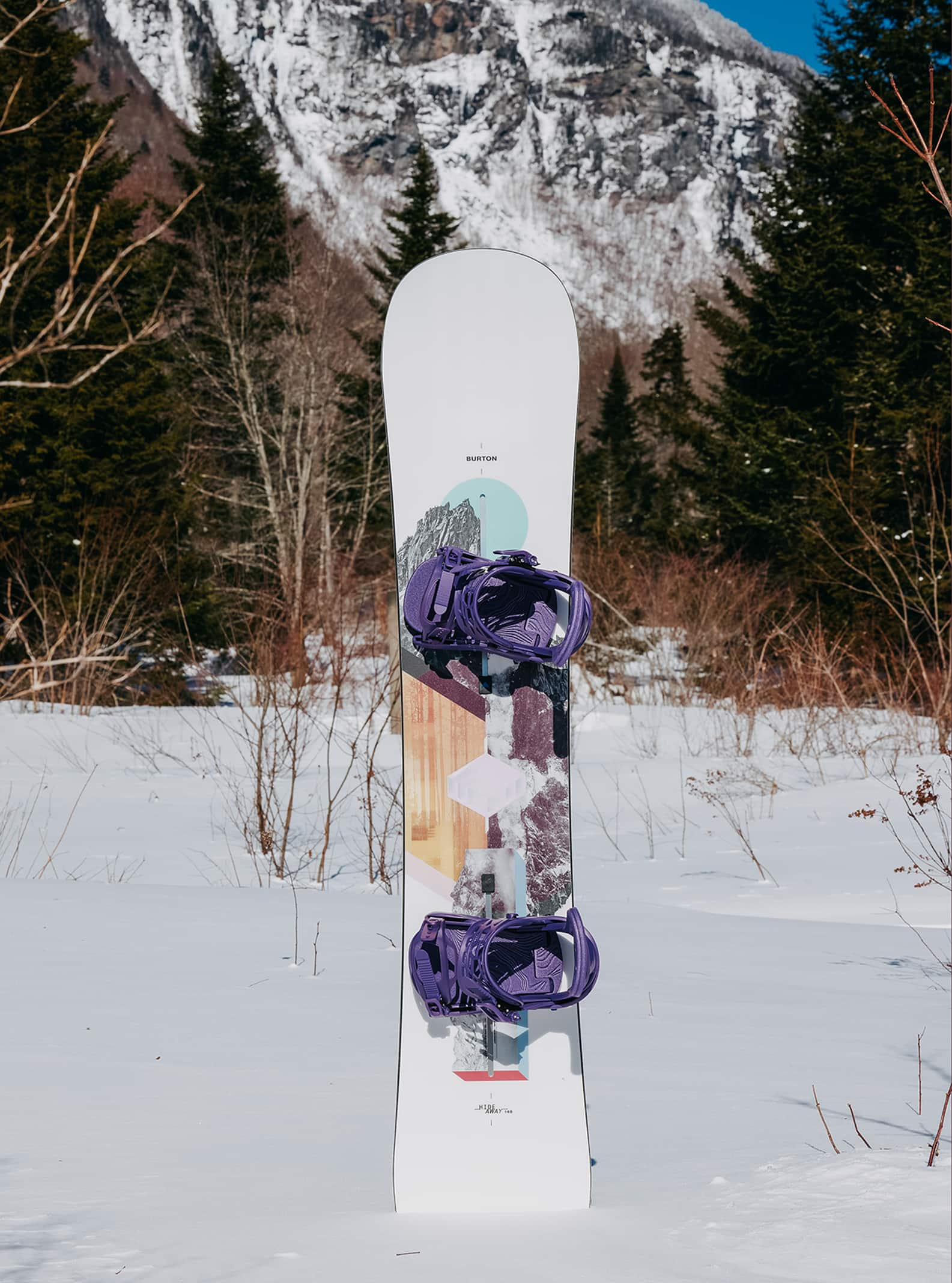 Women's Burton Hideaway Flat Top Snowboard | Burton.com Winter 2025 US