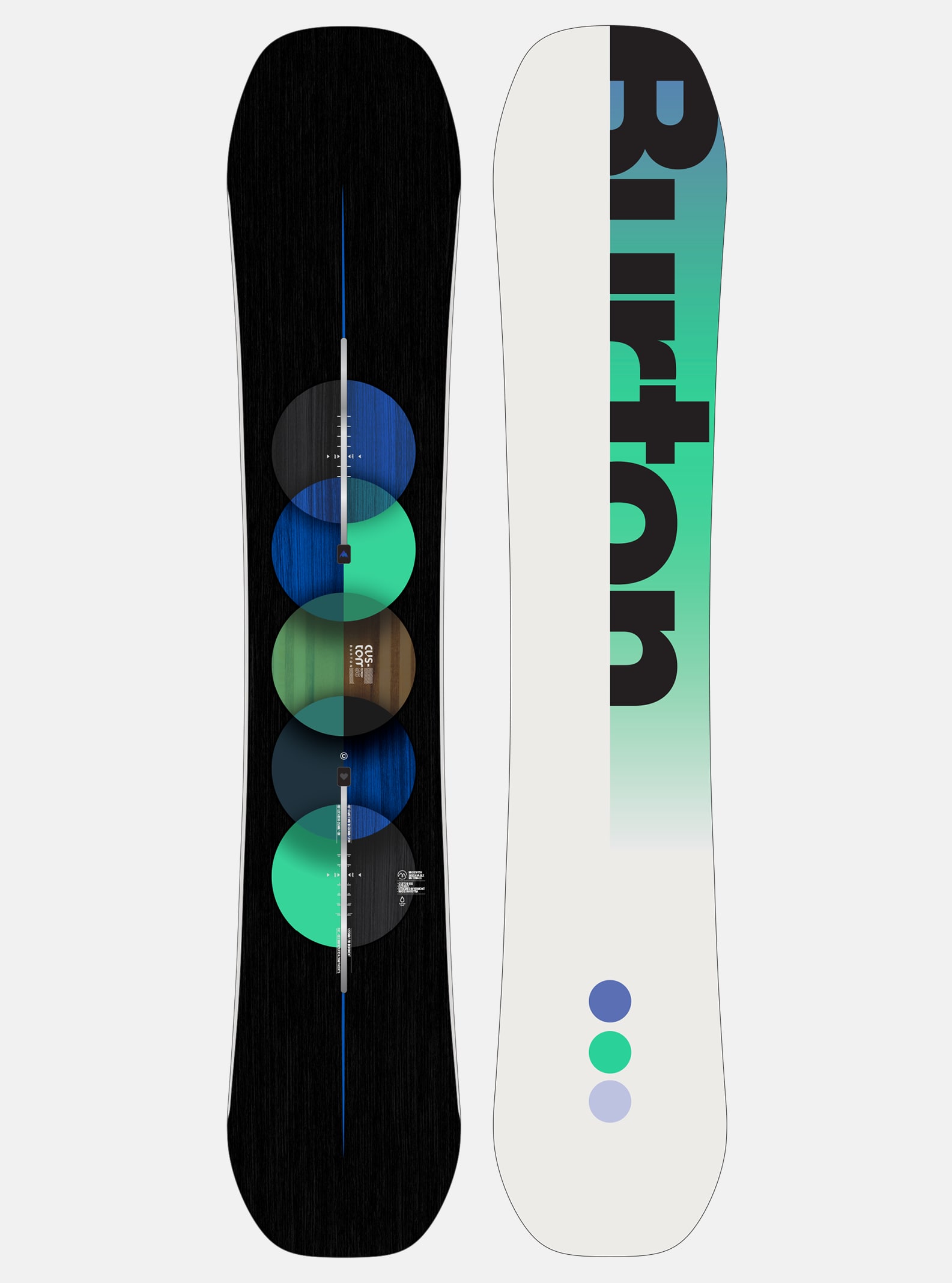 Burton Men's Custom Flying V Snowboard, 66W