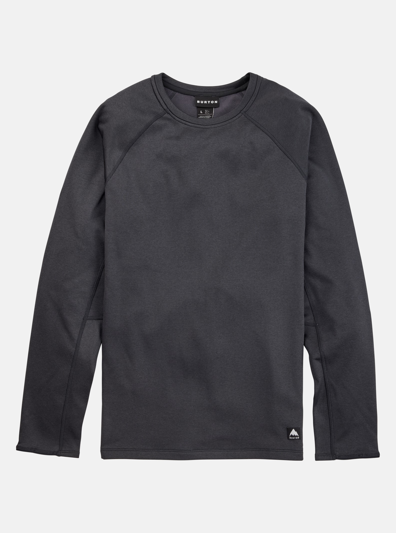 Burton Stockrun Crewneck fleecetröja för herrar, True Black, M