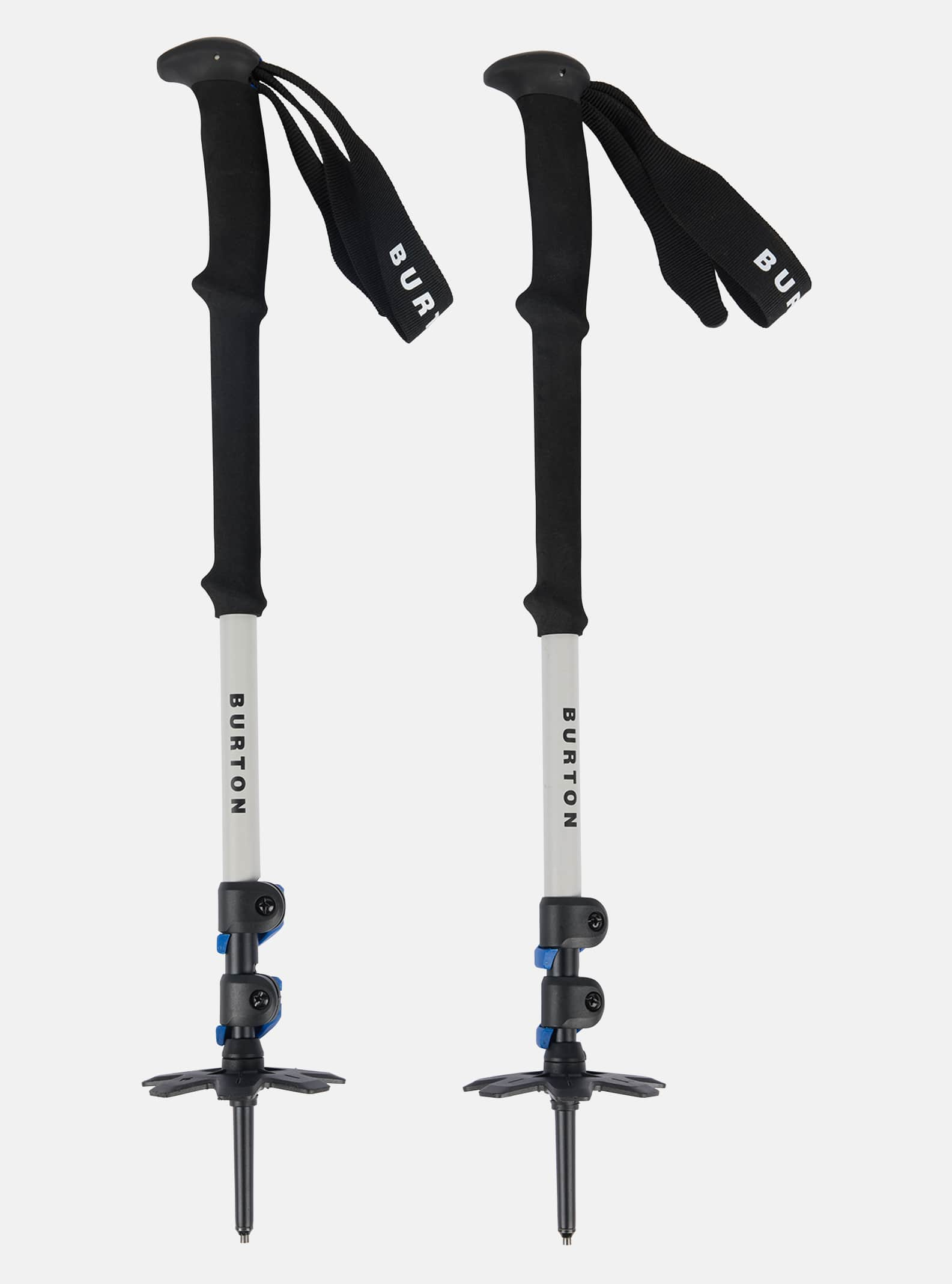 Burton x Black Diamond Expedition Poles, Black / Blue, S