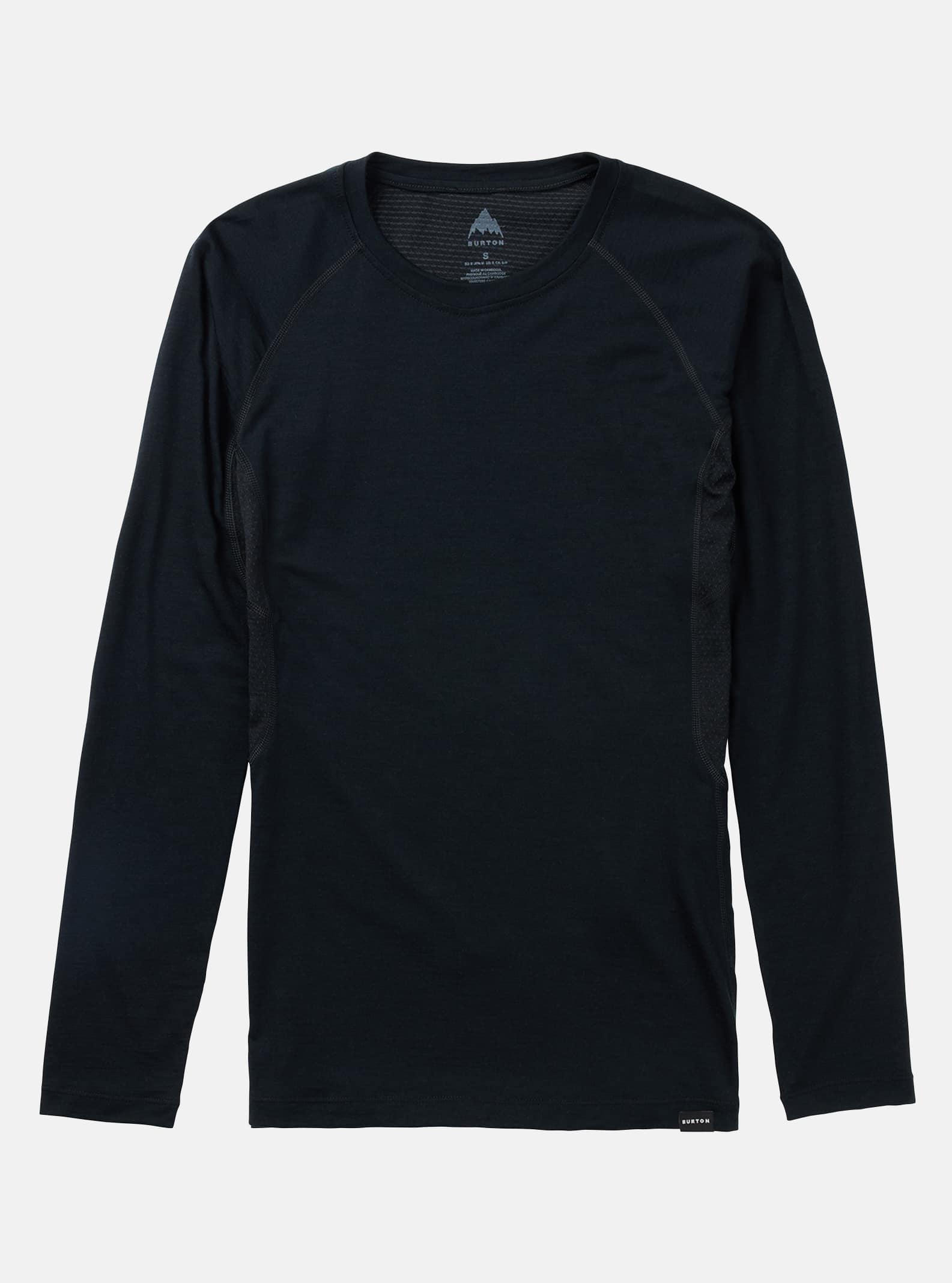 Burton Phayse Merino Crewneck - Underställströja Dam, True Black, M