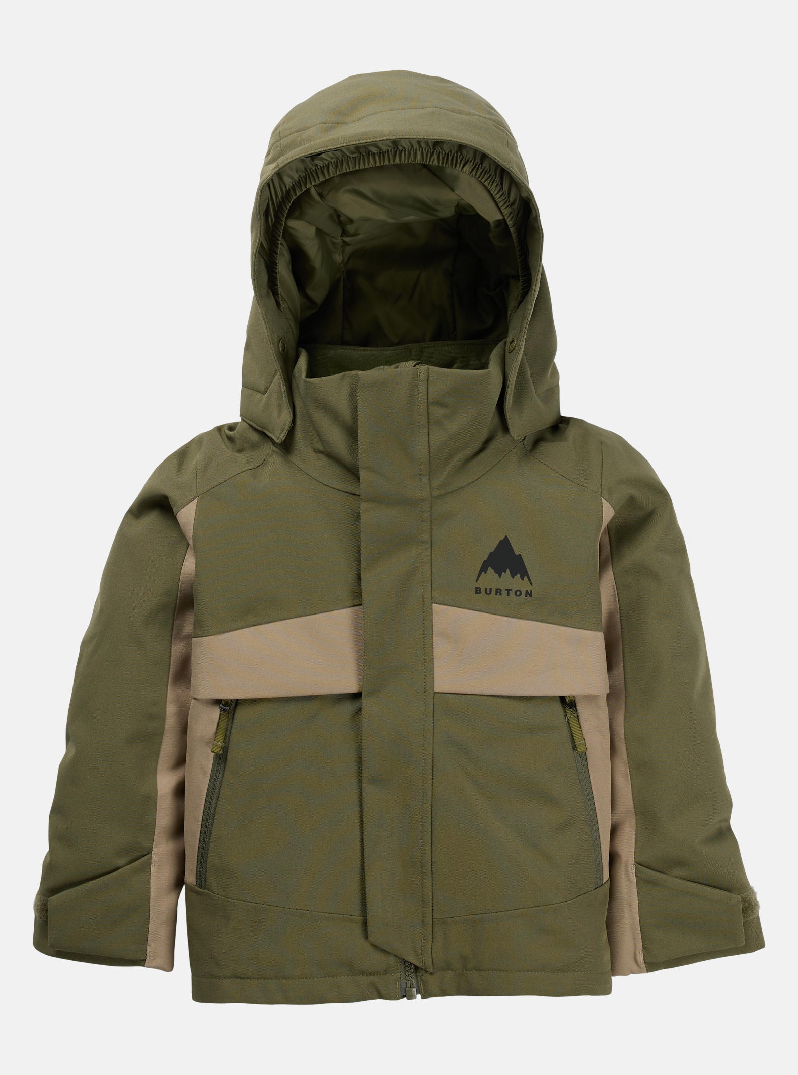 Burton Ascutney 2L - Jacka Småbarn, Forest Moss / Summit Taupe, 18M